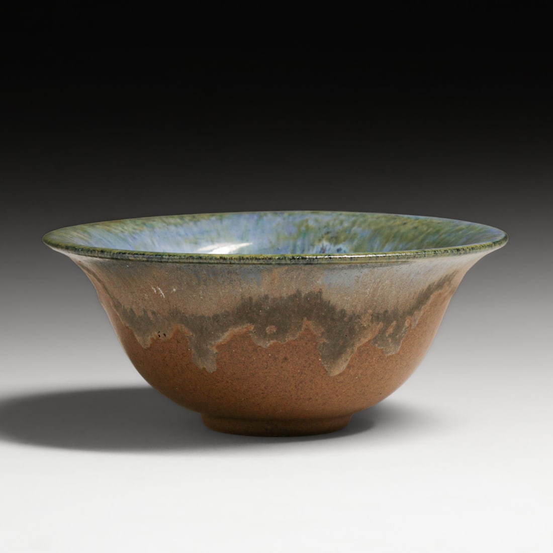 Fulper Pottery Flared Flambe Drip Bowl c1910s (1 of 5)