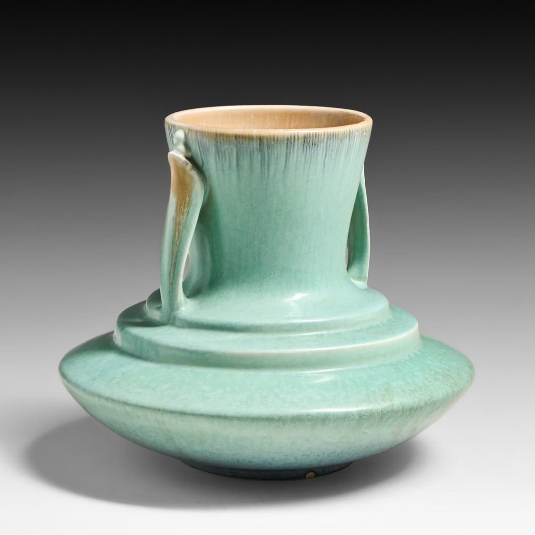 Roseville Pottery Orian Two-Handled Vase c1930s - 2