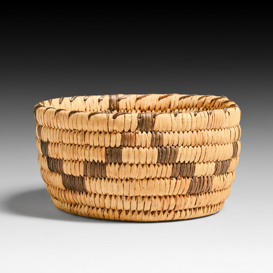 Vintage Tohono O'odham (Papago) Coiled Basket c1940-1960s (1 of 4)
