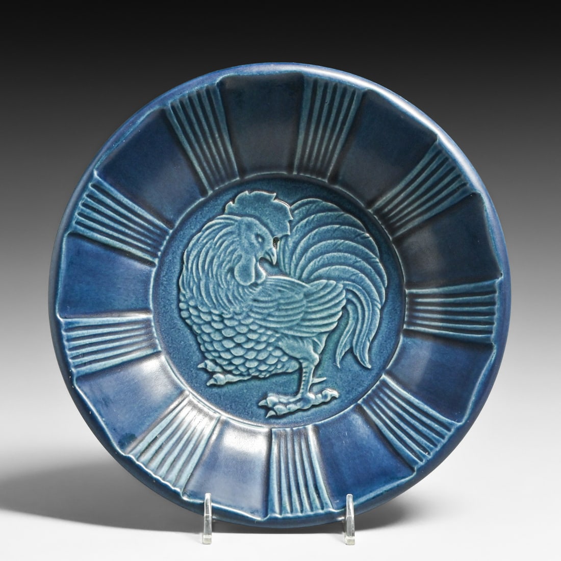 P. Ipsens Enke - Denmark Blue Rooster Fruit Bowl c1920s: P. Ipsens Enke - Denmark Blue Rooster Fruit Bowl c1920s. Signed. Perfect condition. 8.75"d x 2.25"h FREE NATIONWIDE SHIPPINGFree Nationwide Shipping within the lower 48 states for all purchases at