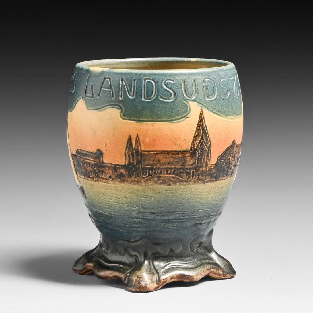 Rare P. Ipsen Terracotta Beaker Aarhus National Exhibition 1909: Rare P. Ipsen Terracotta Beaker Aarhus National Exhibition 1909. Signed. Perfect condition. 4.5"h x 3.5"d FREE NATIONWIDE SHIPPINGFree Nationwide Shipping within the lower 48 states for all