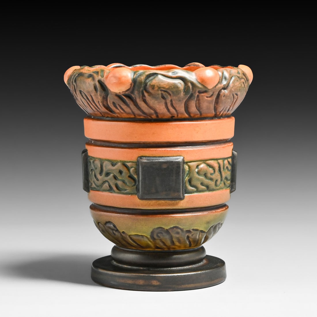 P. Ipsens Enke - Denmark Art Nouveau Vase c1920s: P. Ipsens Enke - Denmark Art Nouveau Vase c1920s. Signed. Perfect condition. 5.25"h x 4"d FREE NATIONWIDE SHIPPINGFree Nationwide Shipping within the lower 48 states for all purchases at our