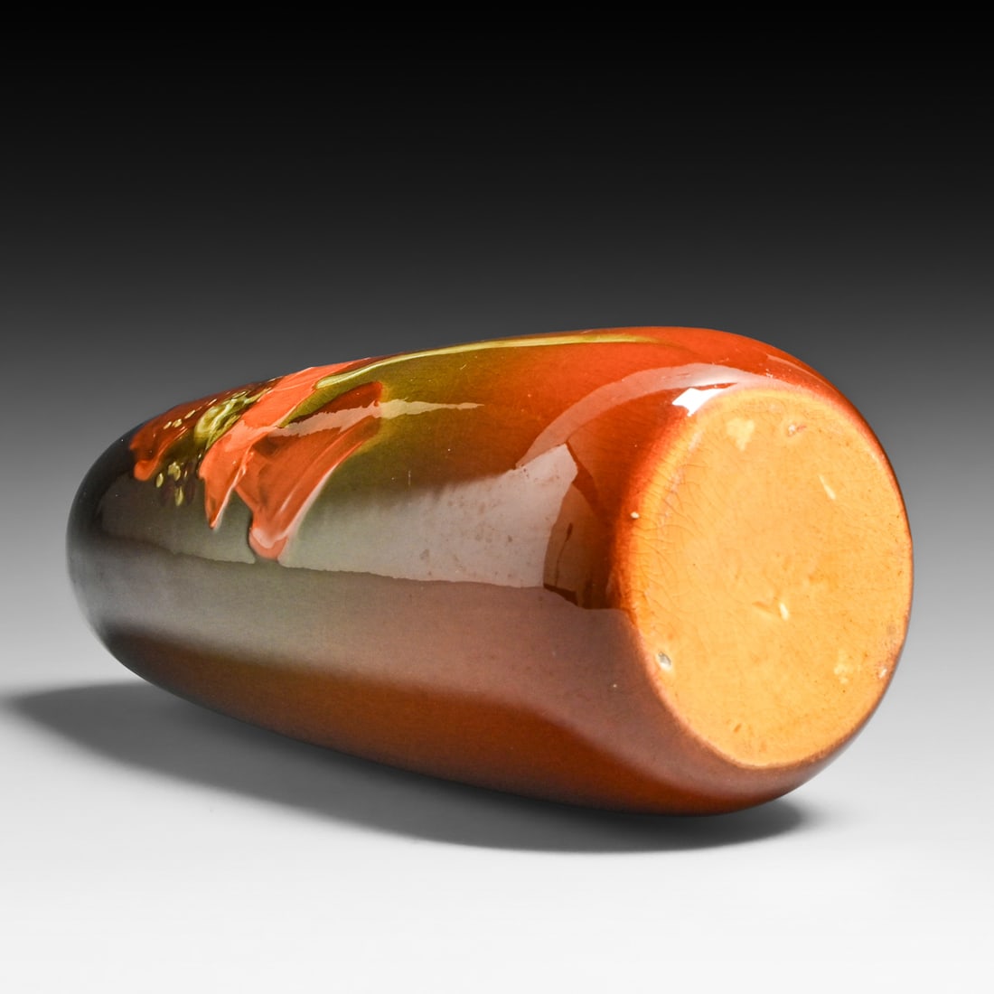 Owens Utopia Poppies Vase c1900 - 3