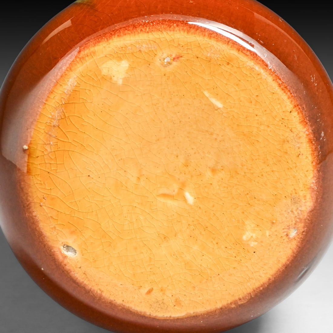 Owens Utopia Poppies Vase c1900 - 4