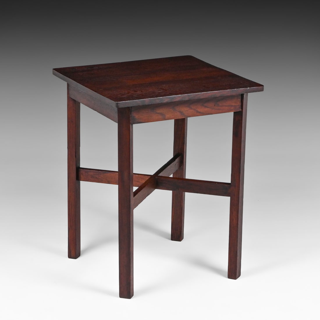 Arts & Crafts Period 24" x 24" Square Oak Table c1910 (1 of 4)