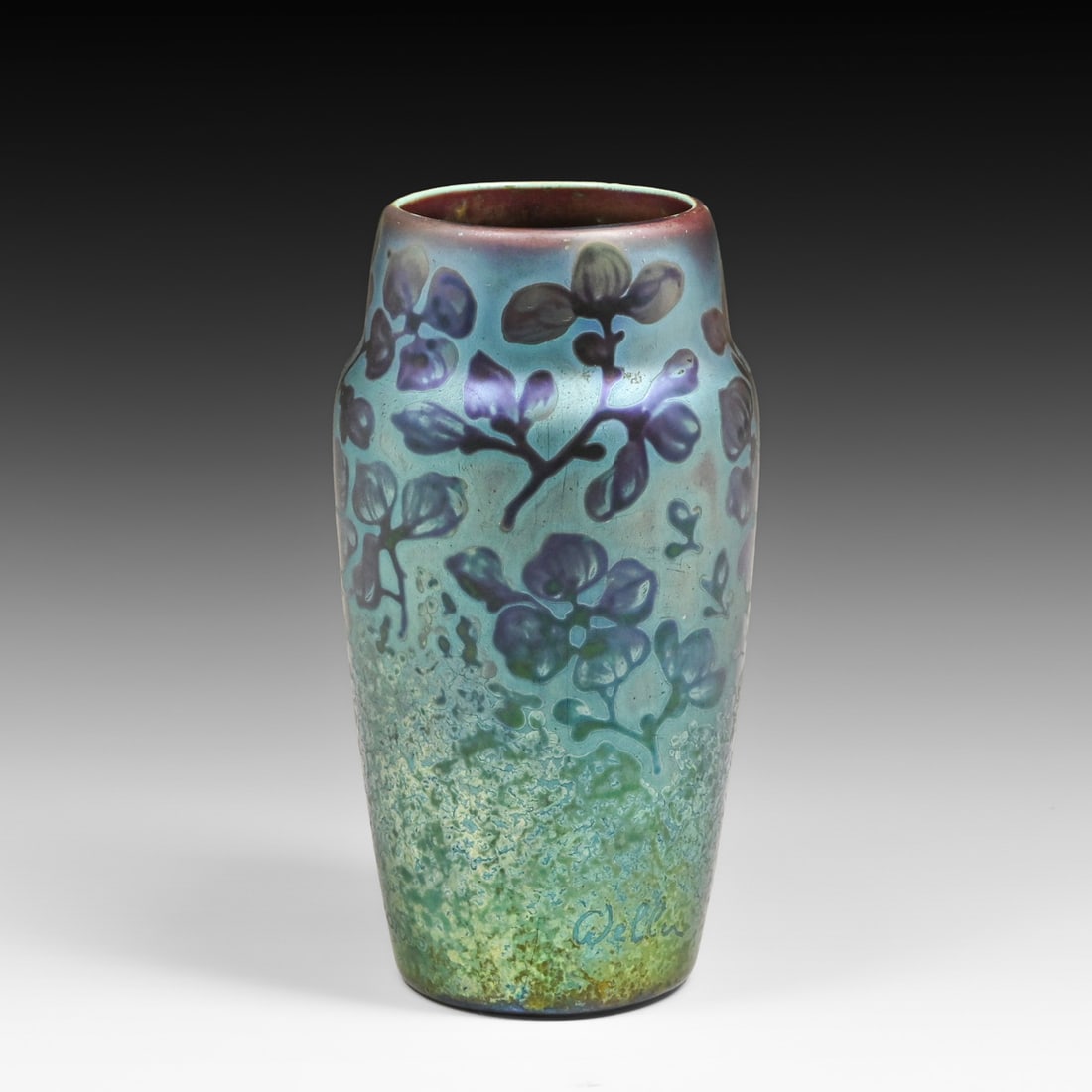 Weller Sicard Iridescent Vase c1905 - 2