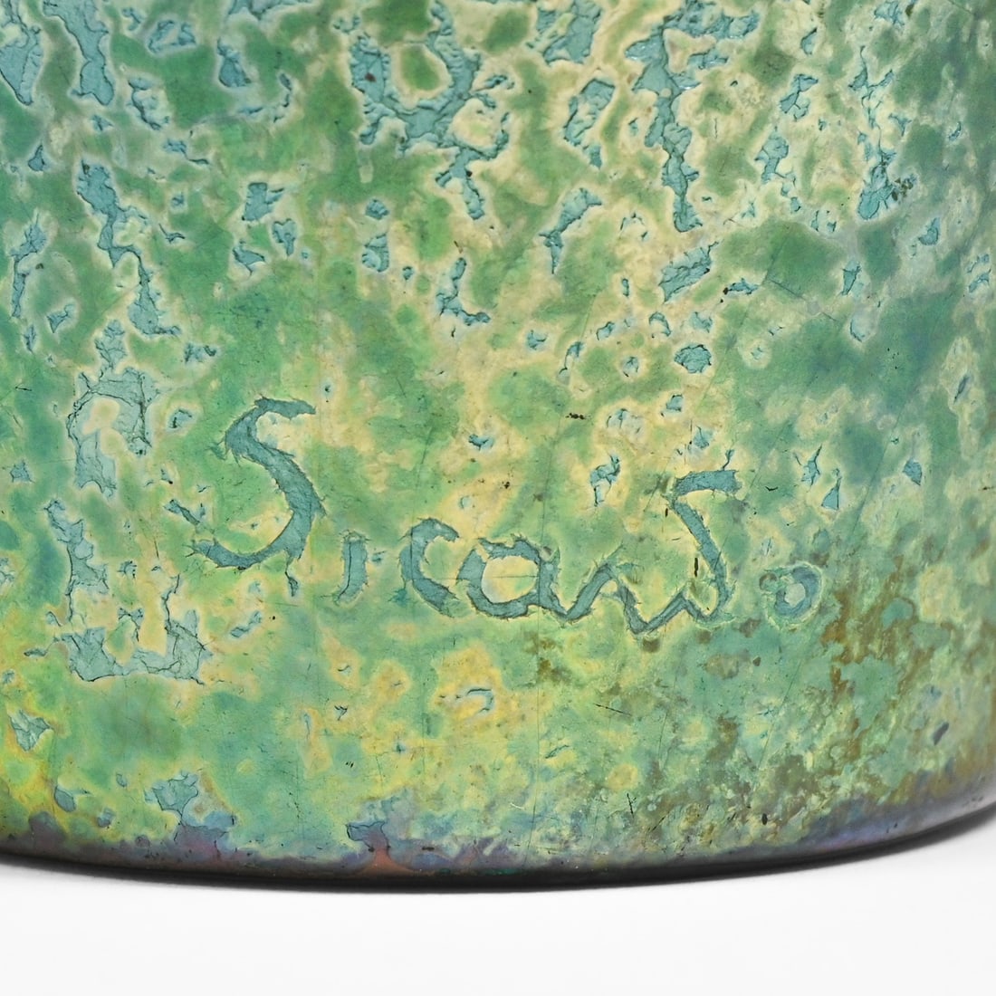 Weller Sicard Iridescent Vase c1905 - 5