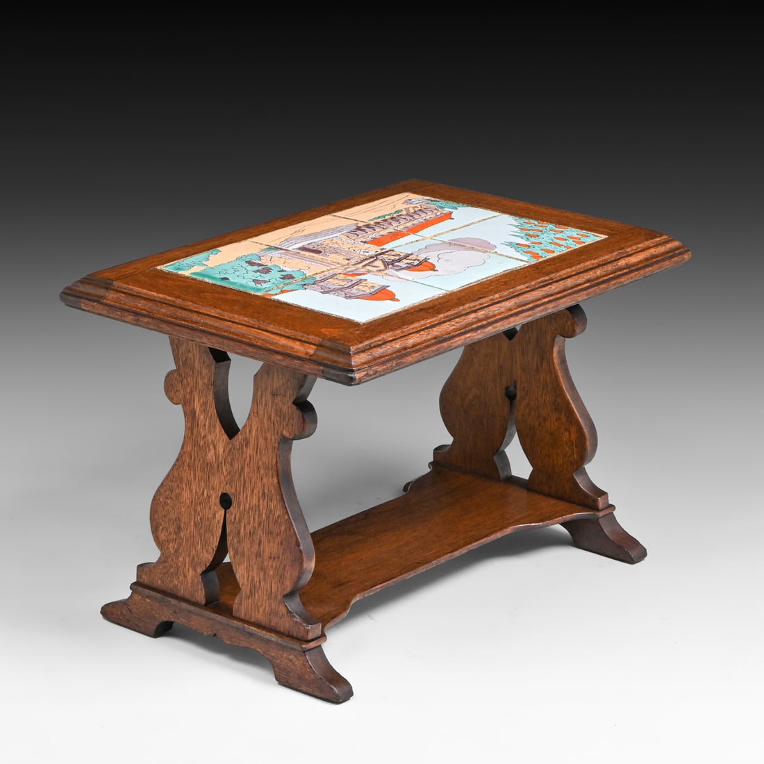 Taylor Tile Santa Barbara Mission Table c1930s - 4