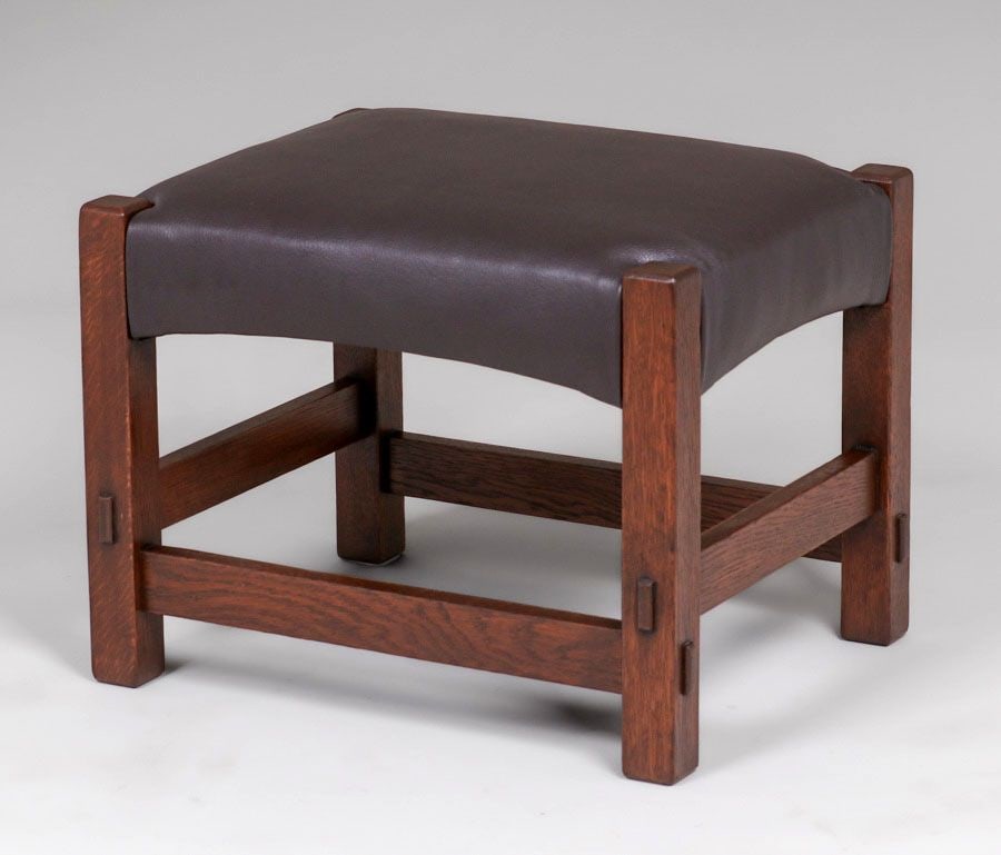 Gustav Stickley #300 Footstool c1904 - 3