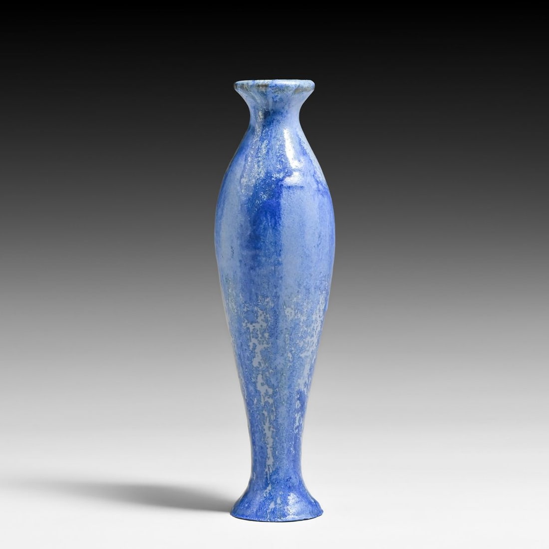Fulper Pottery Blue Crystalline Vase c1917-1920: Fulper Pottery Blue Crystalline Vase c1917-1920. Signed. Perfect condition. 9"h x 2.75"d FREE NATIONWIDE SHIPPING Free Nationwide Shipping within the lower 48 states for all purchases at our Two-Day