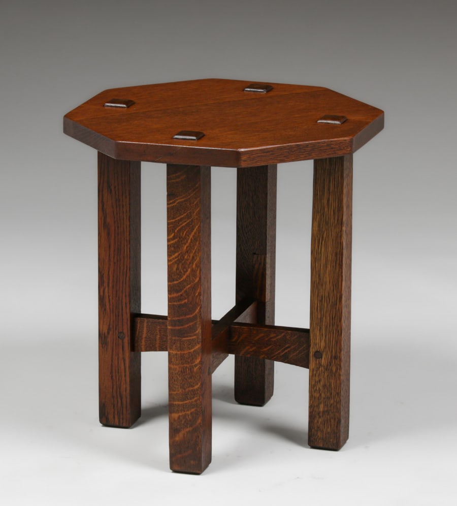 L&JG Stickley #558 Taboret c1910 (1 of 2)