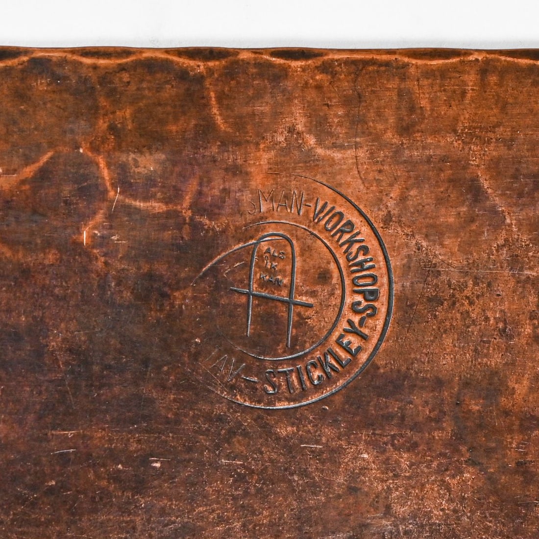 Gustav Stickley Hammered Copper Blotter Pad c1910 - 5