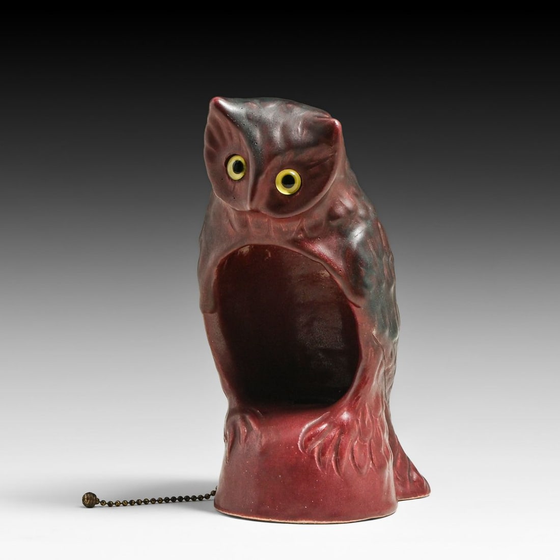 Van Briggle Owl Nightlight c1920s: Van Briggle Owl Nightlight c1920s. Unsigned. Perfect condition. 9 1/8"h x 6.5"w x 4" FREE NATIONWIDE SHIPPING Free Nationwide Shipping within the lower 48 states for all purchases at our Two-Day