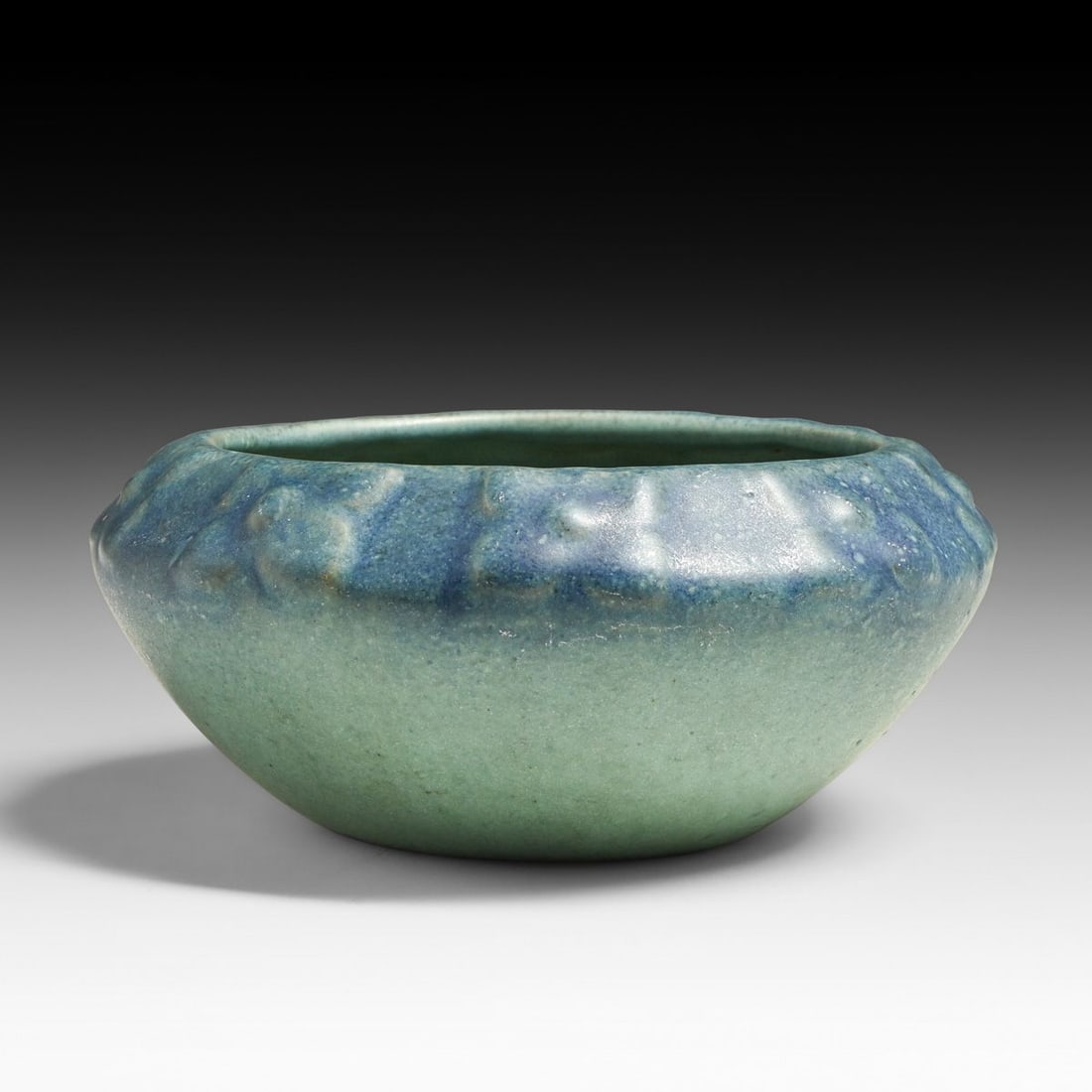 Van Briggle #589 Matte Turquoise Square Flower Bowl c1908-1911: Van Briggle #589 Matte Turquoise Square Flower Bowl c1908-1911. Signed. Perfect condition. 6.75"d x 3"h FREE NATIONWIDE SHIPPING Free Nationwide Shipping within the lower 48 states for all purchases a
