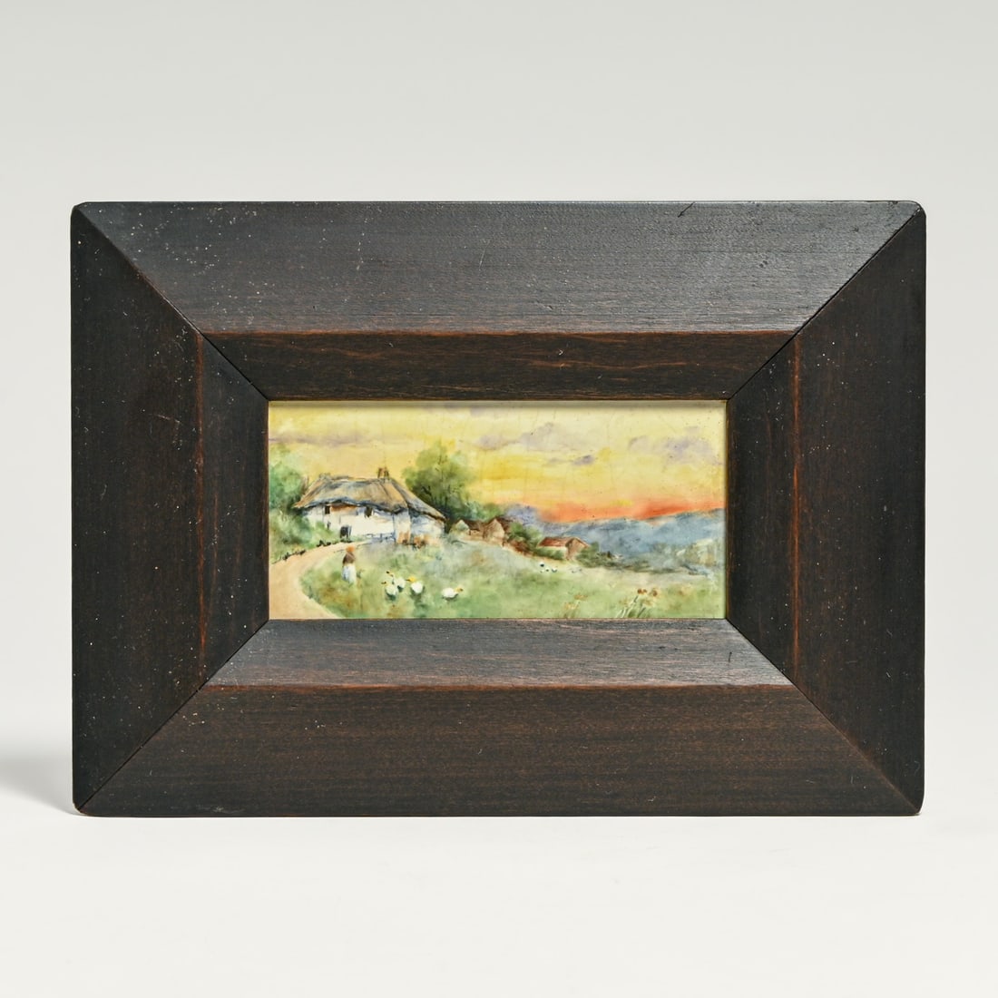 C. Pardee Works Arts & Crafts Hand-Painted Faience Ceramic Tile Plaque c1920s (1 of 4)