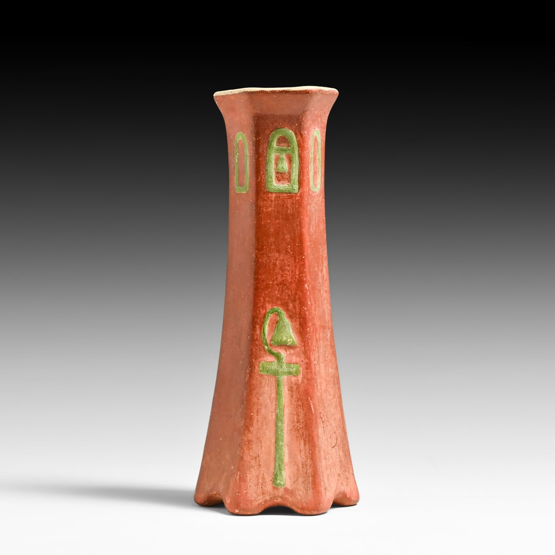 Poxon Pottery - Los Angeles "El Camino" Bell Vase c1920s (1 of 4)