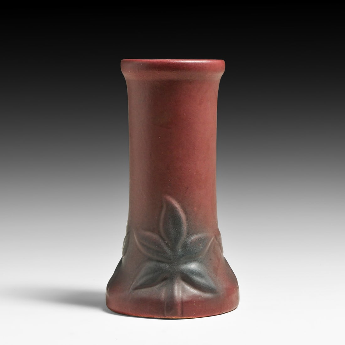 Van Briggle Matte Glazed Vase c1920s: Van Briggle Matte Glazed Vase c1920s. Signed. Small bruise to rim, otherwise perfect condition. 7.25"h x 4"d FREE NATIONWIDE SHIPPING Free Nationwide Shipping within the lower 48 states for all