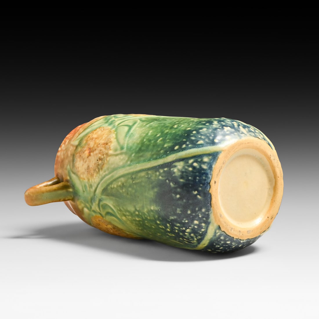 Roseville Sunflower Two-Handled Vase c1930s - 3