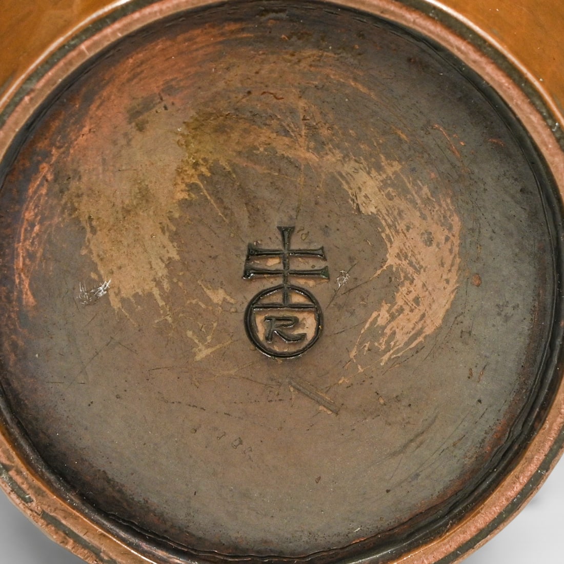 Roycroft Hammered Copper Vase c1920s - 4