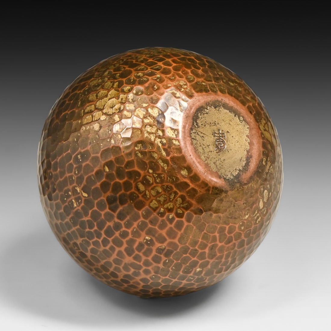 Roycroft Hammered Copper Vase c1920s - 3