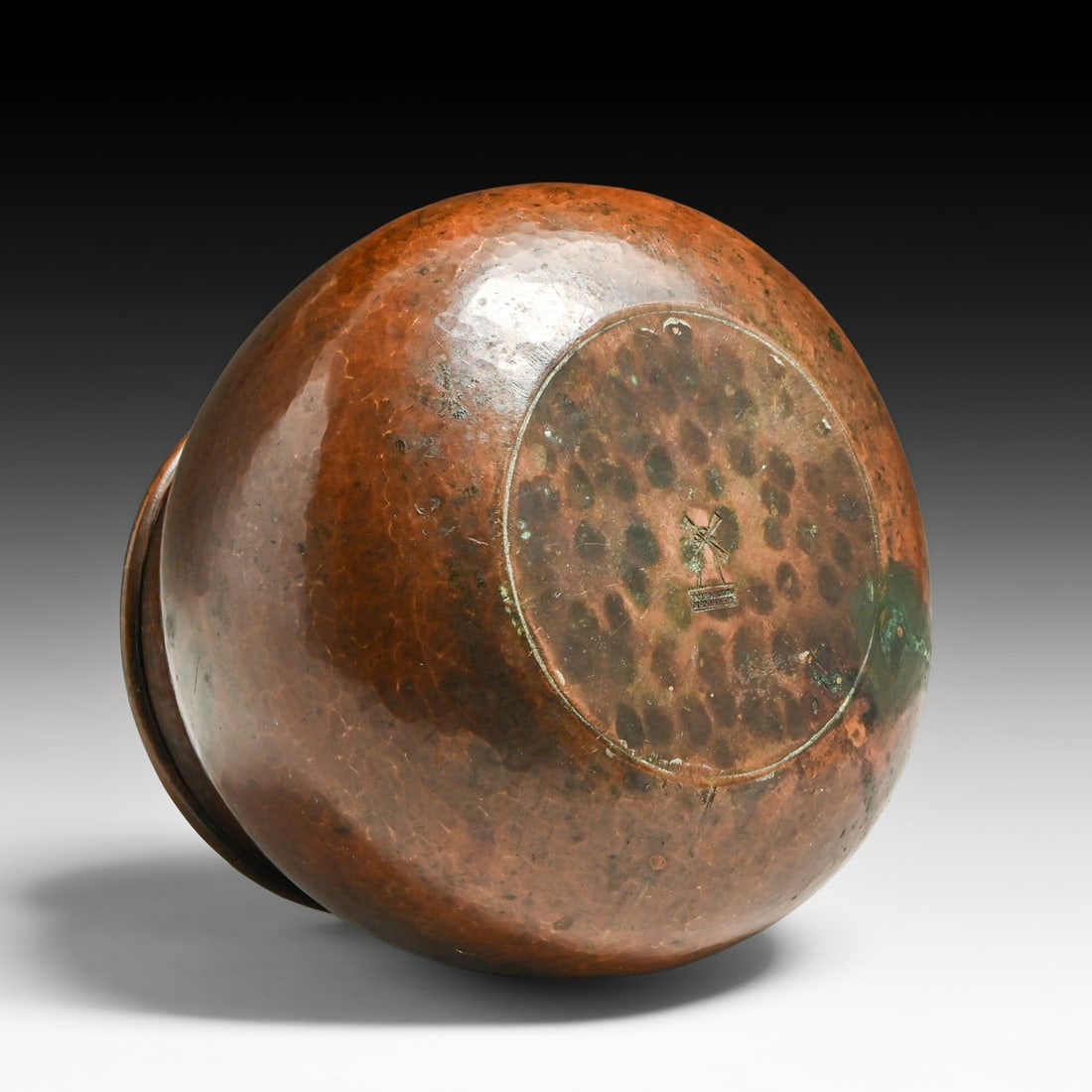 Dirk van Erp Hammered Copper Vase c1915-1920 - 3