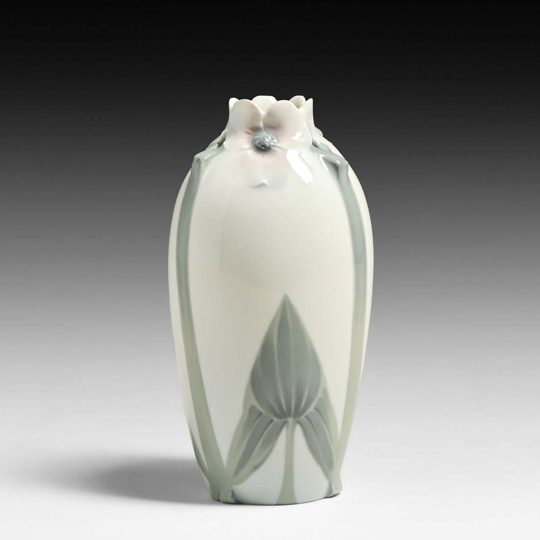 Rorstrand - Sweden Karl Lindstrom Cutout Porcelain Vase c1900s: Rorstrand - Sweden Karl Lindstrom Cutout Porcelain Vase c1900s. Signed. Perfect condition. 5.75"h x 3"d FREE NATIONWIDE SHIPPING Free Nationwide Shipping within the lower 48 states for all purchases a