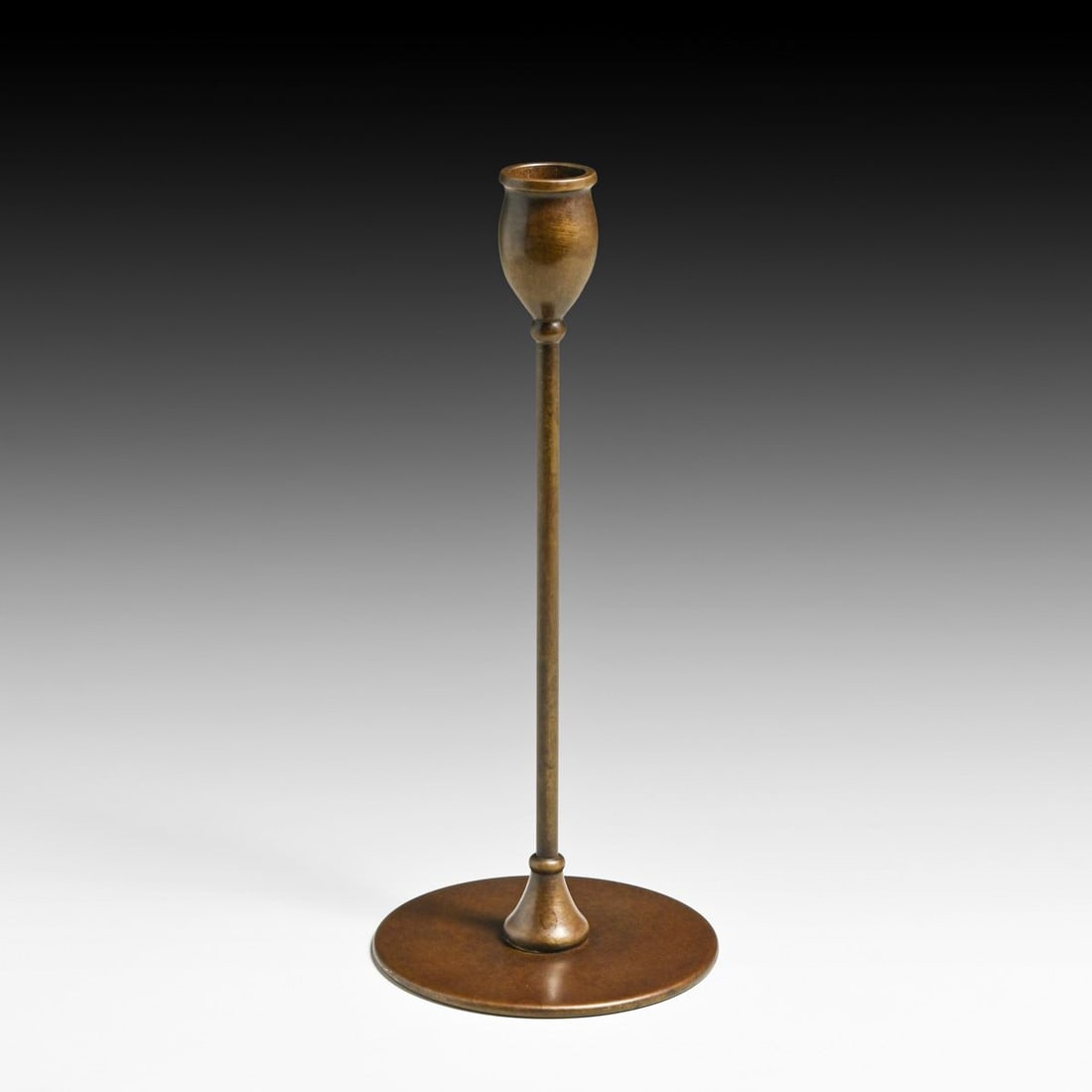 Jarvie - Chicago "Alpha" Bronze Candlestick c1910 - 2