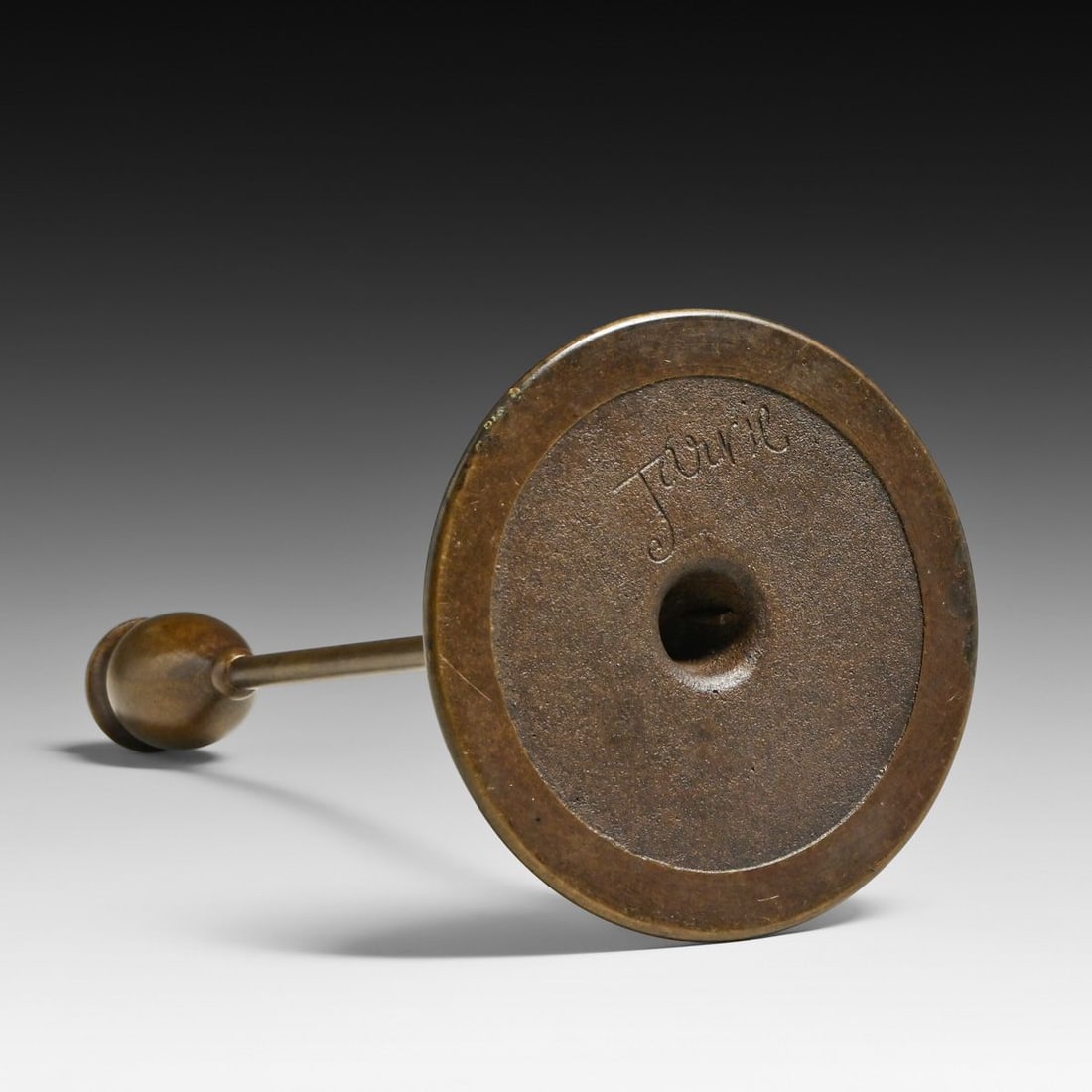 Jarvie - Chicago "Alpha" Bronze Candlestick c1910 - 3