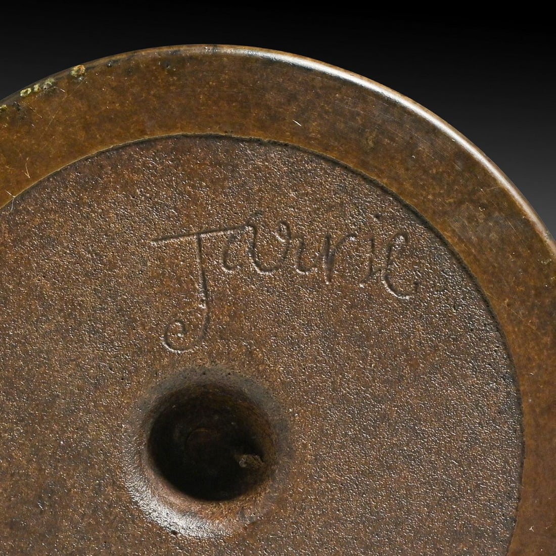 Jarvie - Chicago "Alpha" Bronze Candlestick c1910 - 4