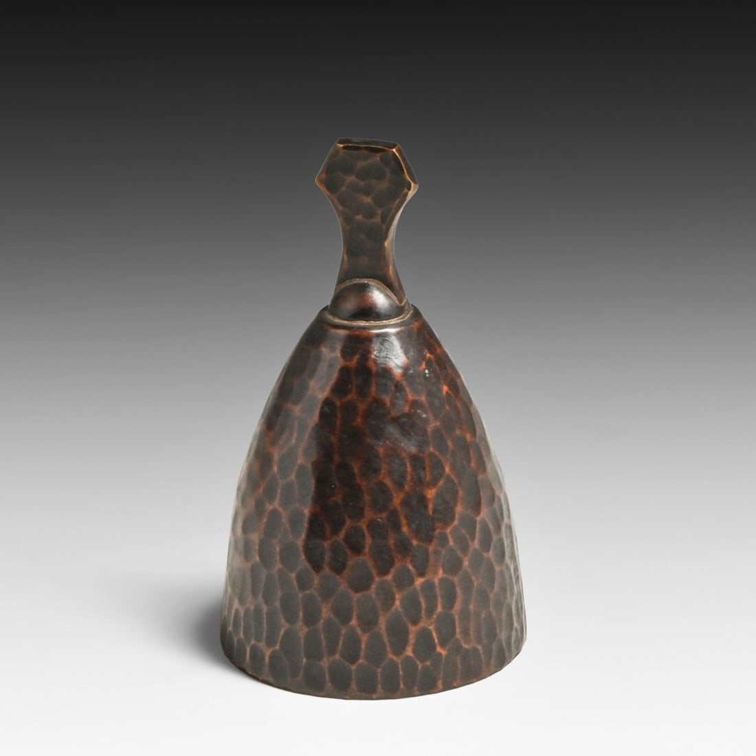 Roycroft Hammered Copper Dinner Bell c1920s - 2