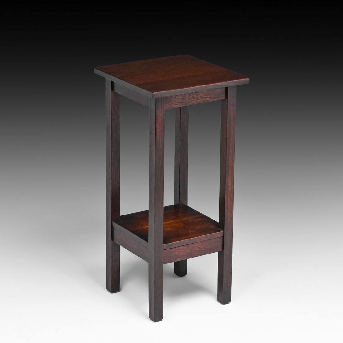 Gustav Stickley Square Oak Side Table c1910 - 3