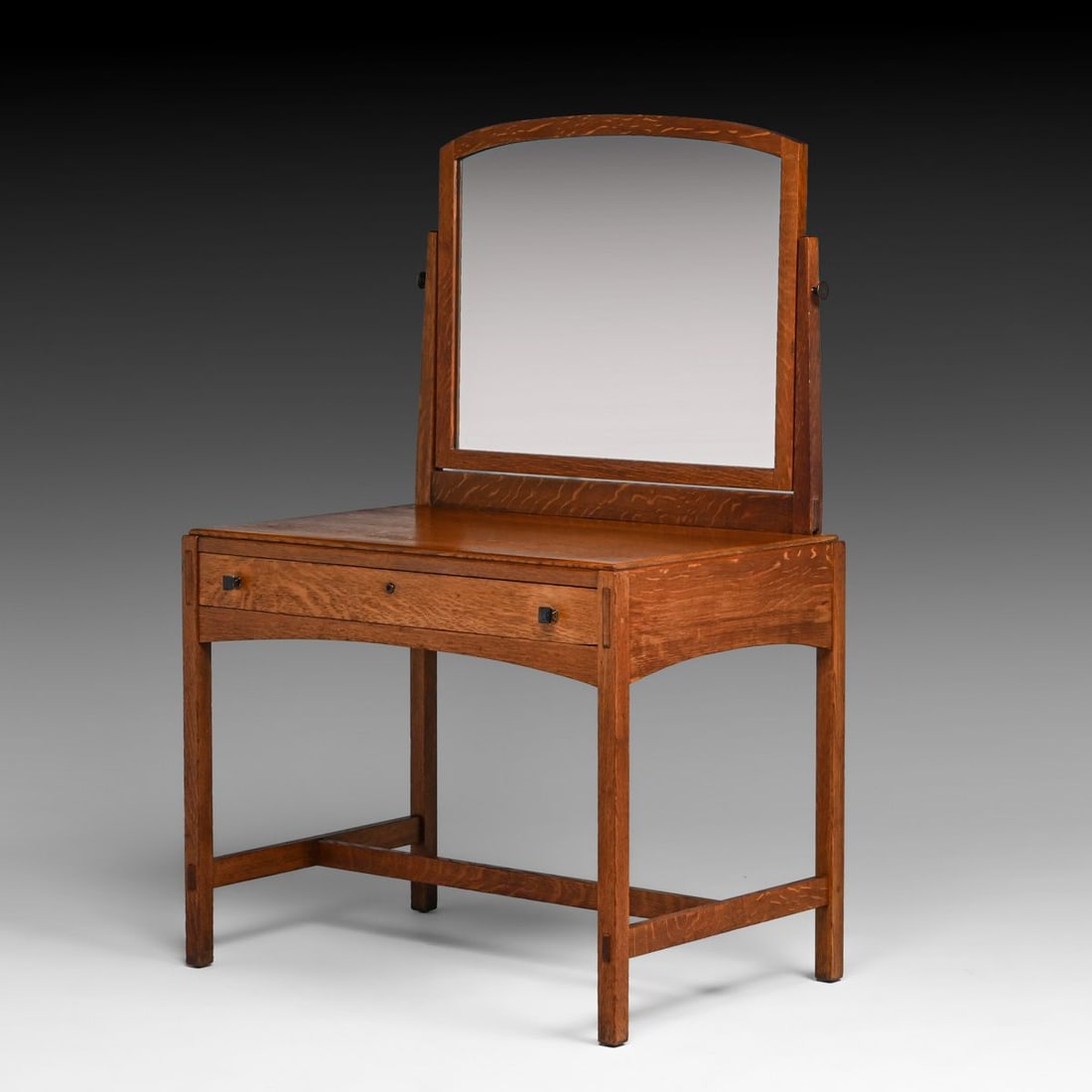 Limbert Oak One-Drawer Vanity c1910 - 2