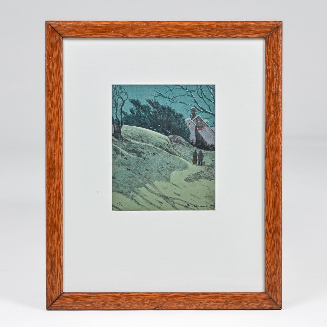 George Stimmel (1880-1964) Lithograph Watercolor & Gouache c1920: George Stimmel (1880-1964) Lithograph Watercolor & Gouache c1920. Signed. Excellent condition. 7.25"h x 6"w. Frame 16.75"h x 13.5"w FREE NATIONWIDE SHIPPING Free Nationwide Shipping within the lower
