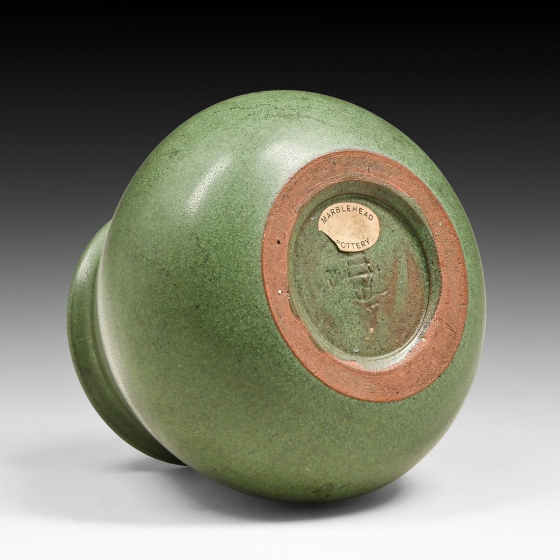 Marblehead Pottery Matte Green Vase c1910 - 3