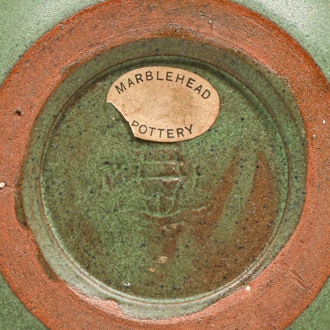 Marblehead Pottery Matte Green Vase c1910 - 4
