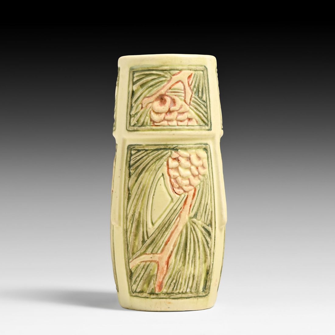 Weller Pottery - Roma Pinecone Vase c1920s (1 of 4)