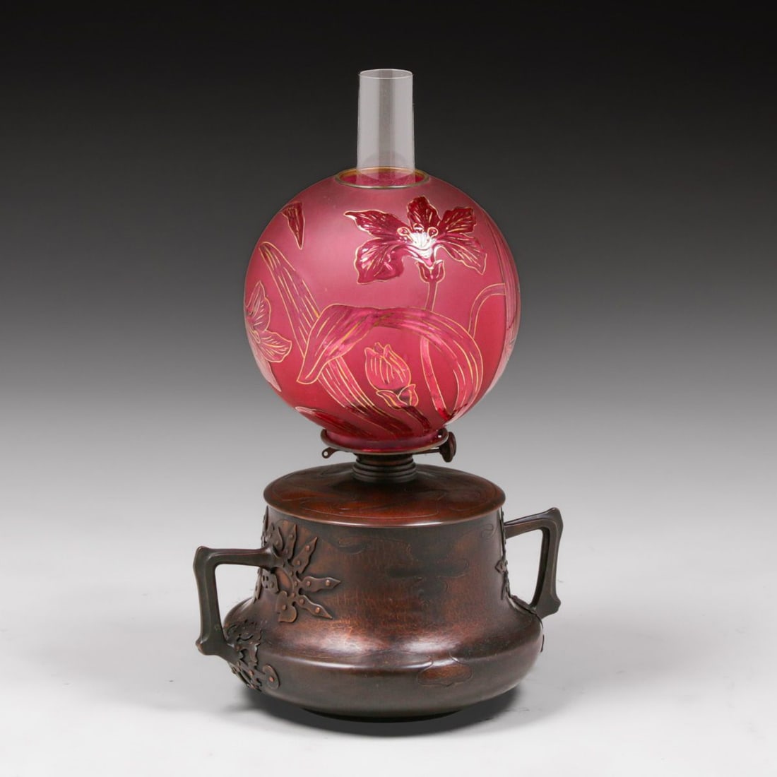 Hans Eduard von Berlepsche-Valendas - Munich, Germany Secessionist Hammered Copper & Brass Kerosene (1 of 8)