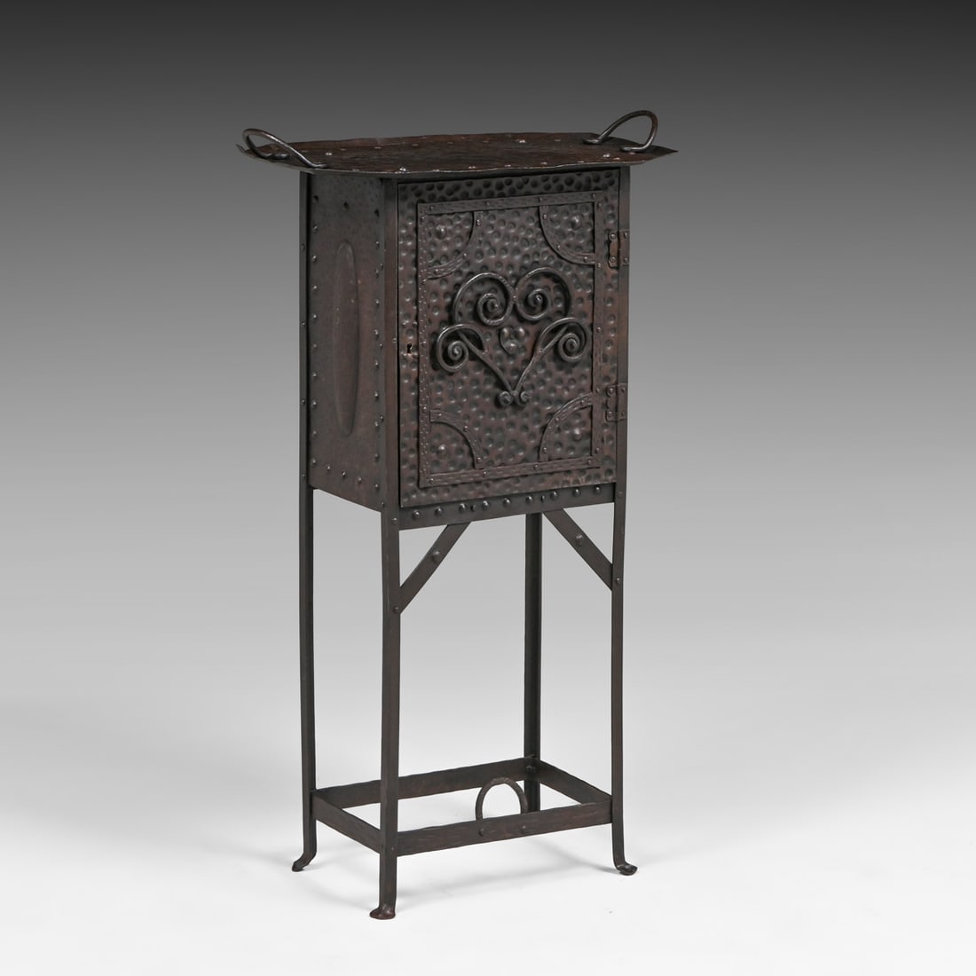 Hugo Berger - Goberg - German Hand-Forged Iron Liquor Cabinet c1900s (1 of 5)