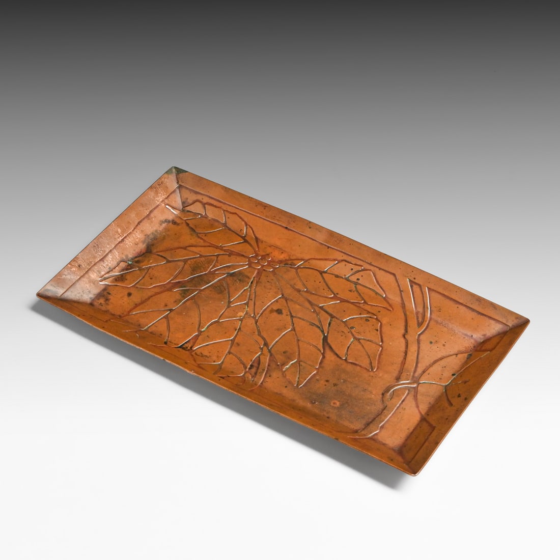 Carence Crafters Acid-Etched Tray c1910 (1 of 5)