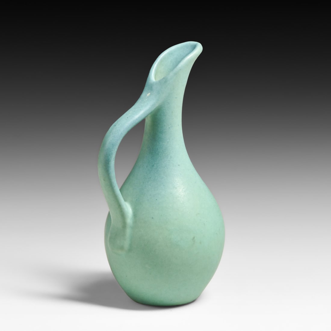 Van Briggle Matte Turquoise Small Pitcher c1960s - 3