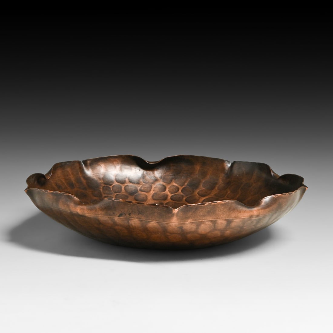 Craftsman Studios #892 Hammered Copper Bowl c1930s - 2