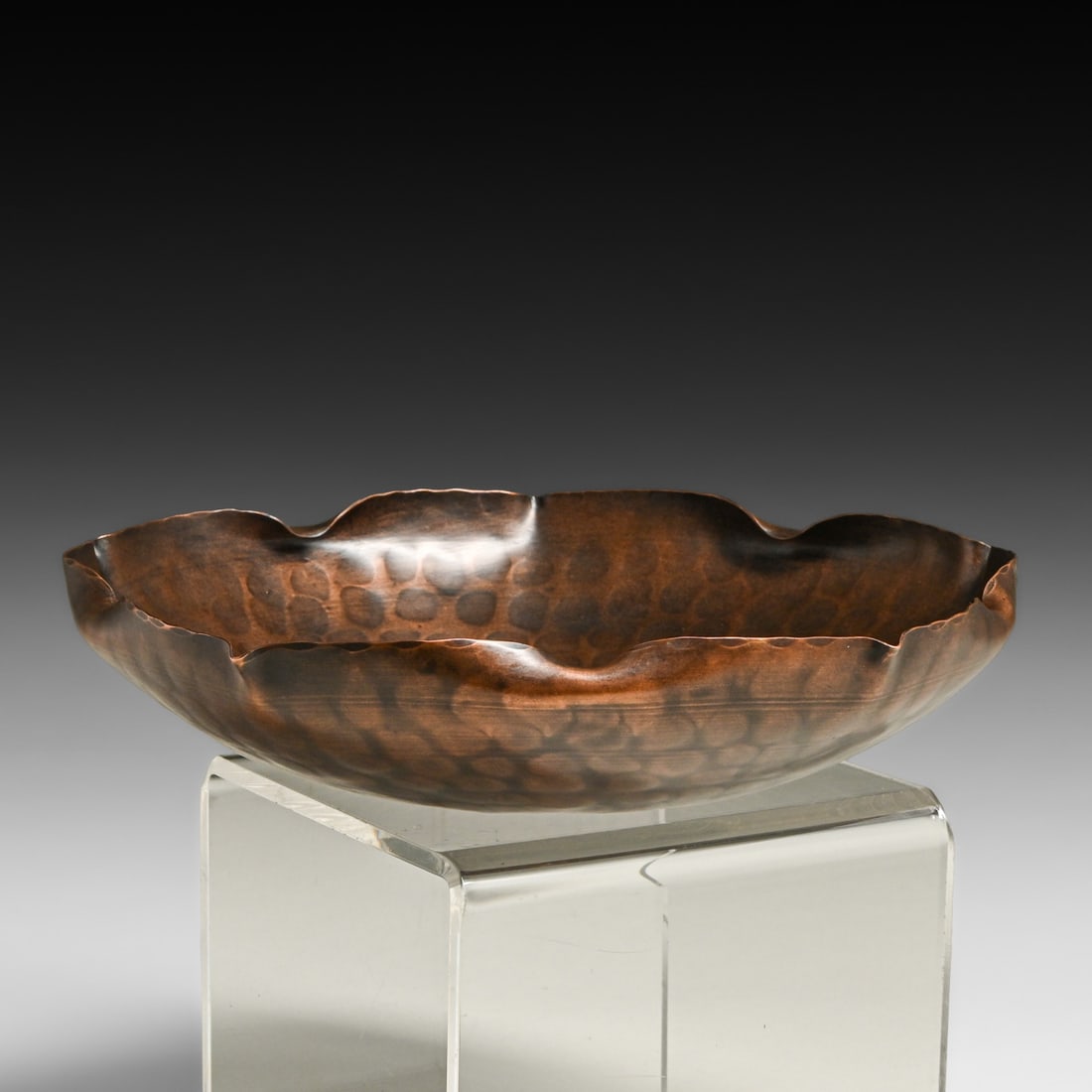 Craftsman Studios #892 Hammered Copper Bowl c1930s - 3