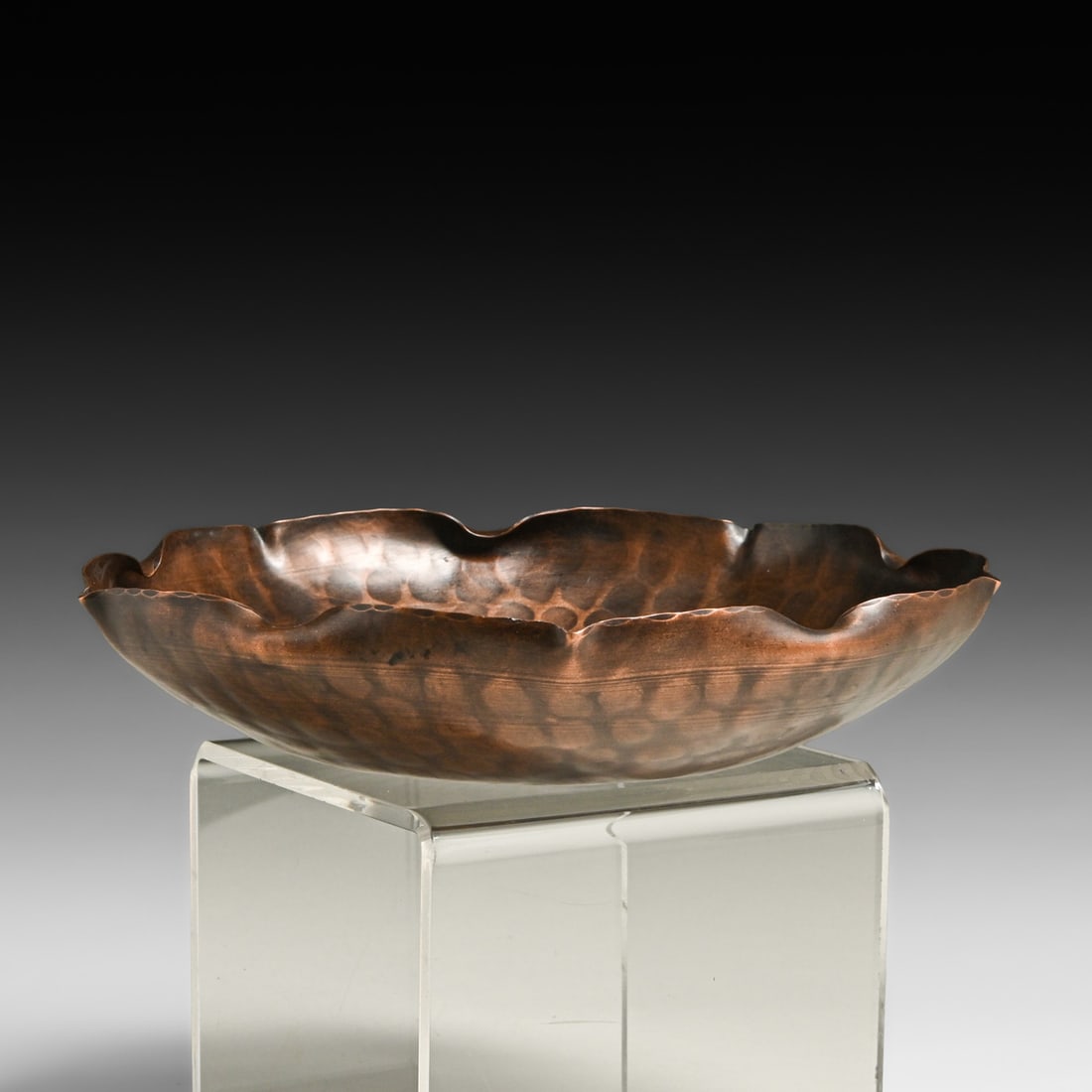Craftsman Studios #892 Hammered Copper Bowl c1930s - 4
