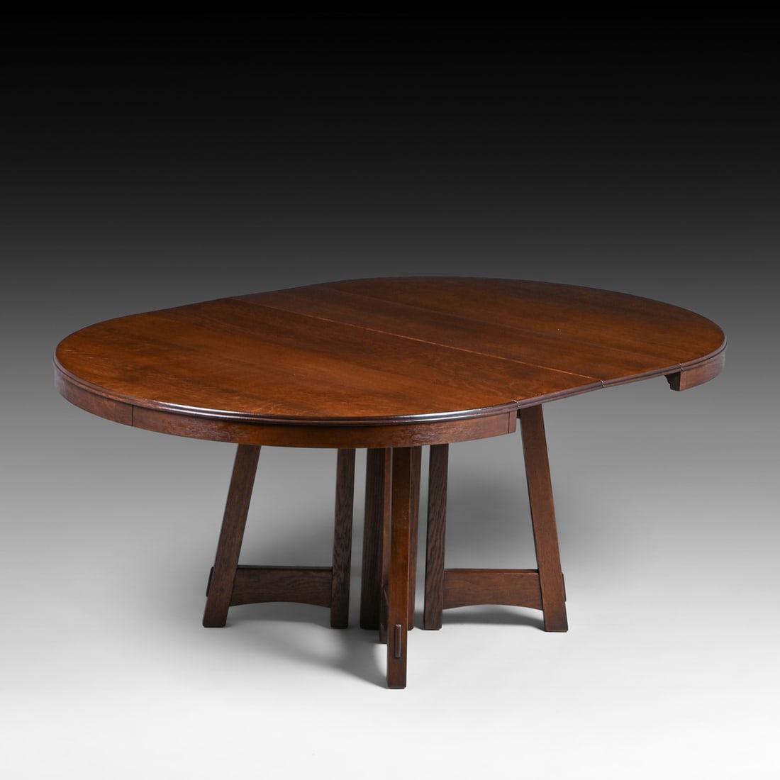 Limbert Oak Flared Leg Dining Table c1910 - 3