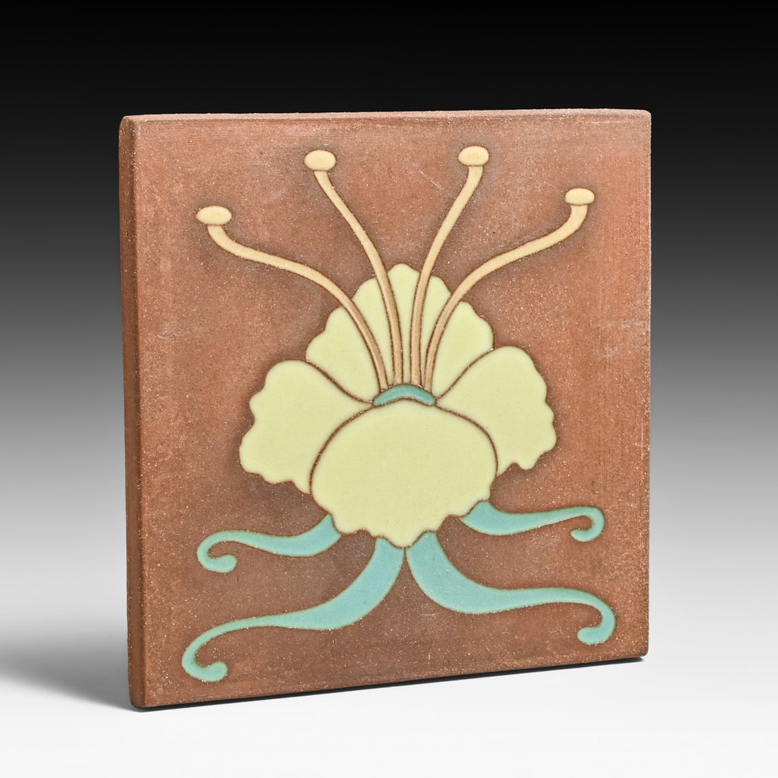 Contemporary Van Briggle Iris Tile 2002 - 2