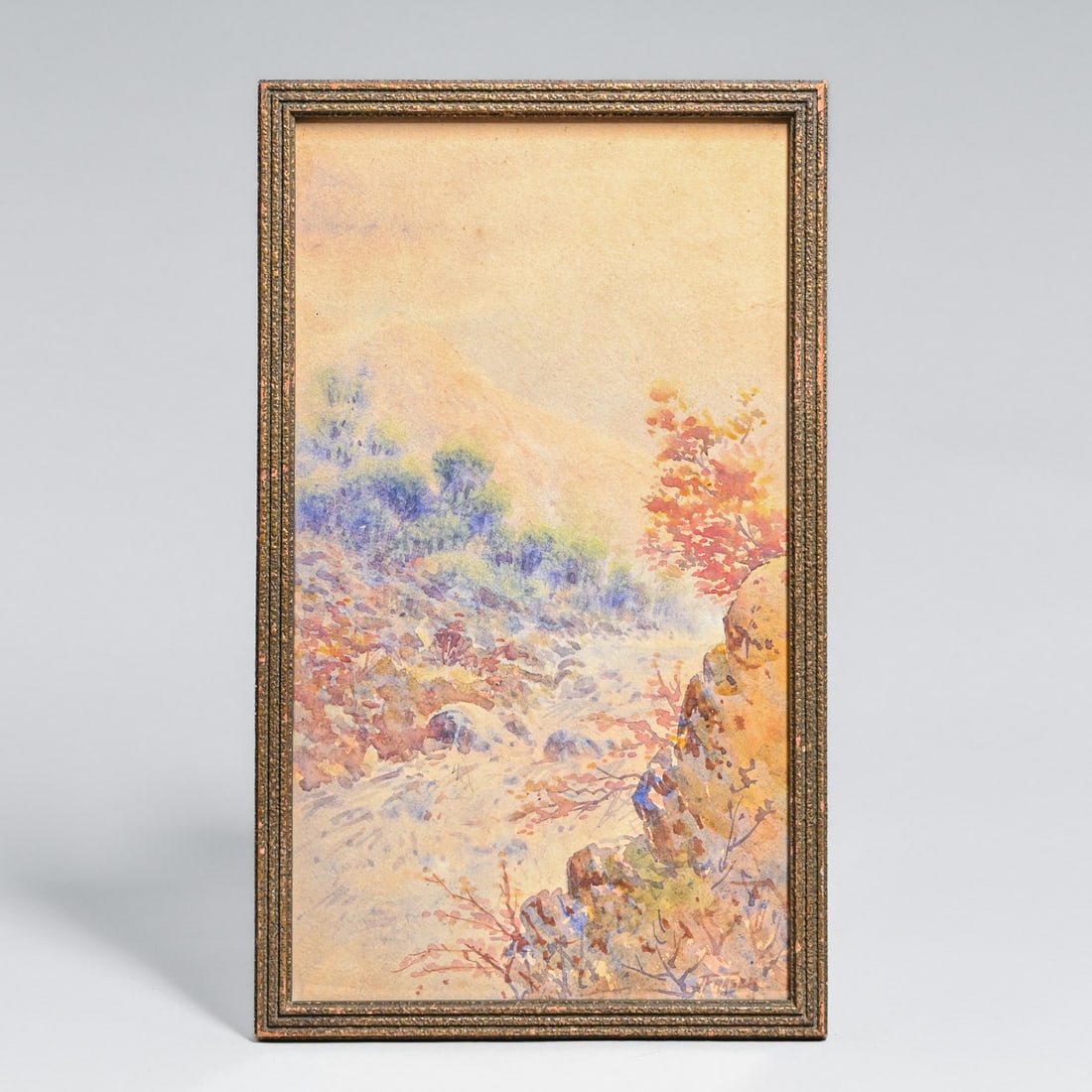 John Arthur Fraser (British/Canadian/American, 1838-1898) Impressionist Colorado Watercolor c1880s (1 of 5)