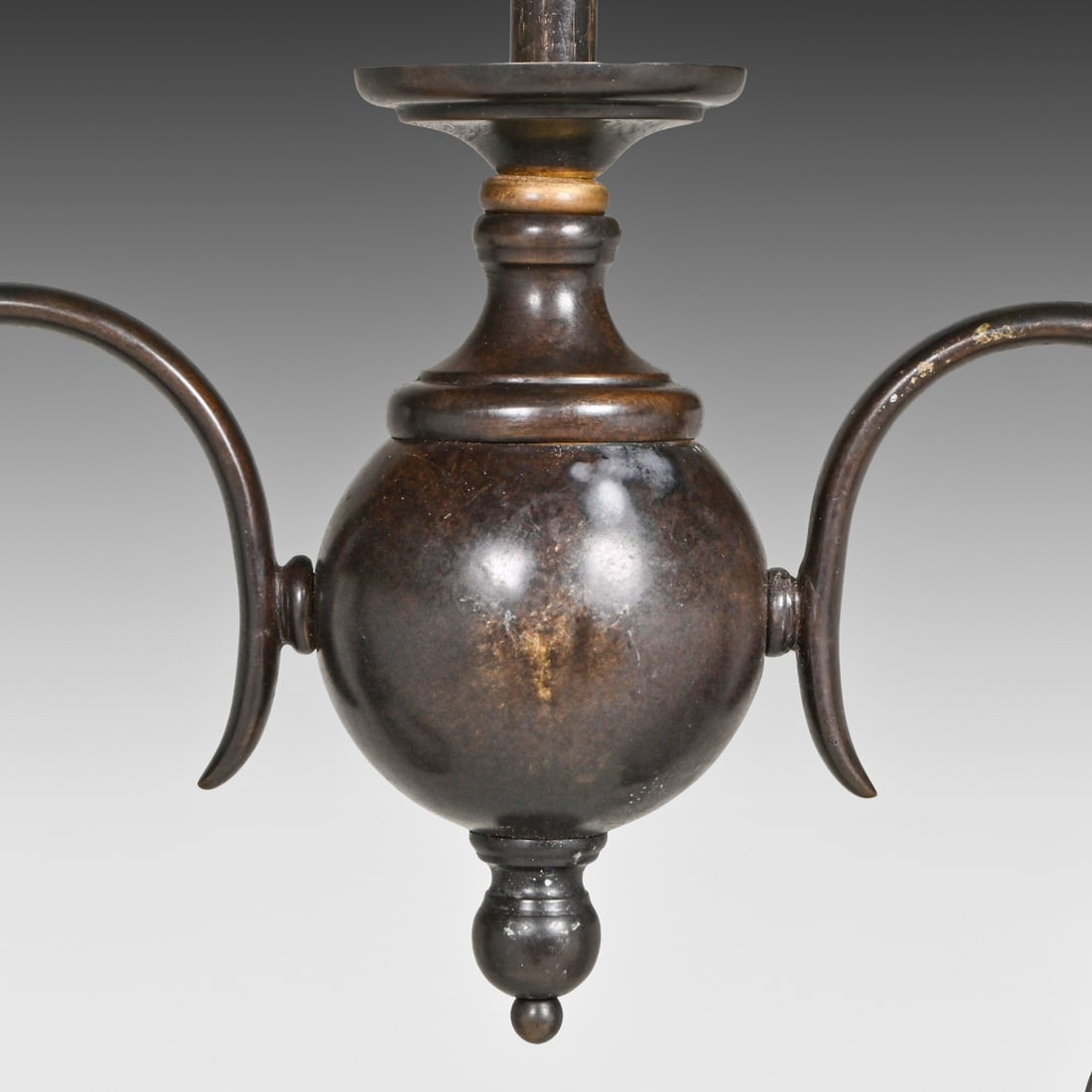 Handel Double Overlay Hanging Light c1910 - 5