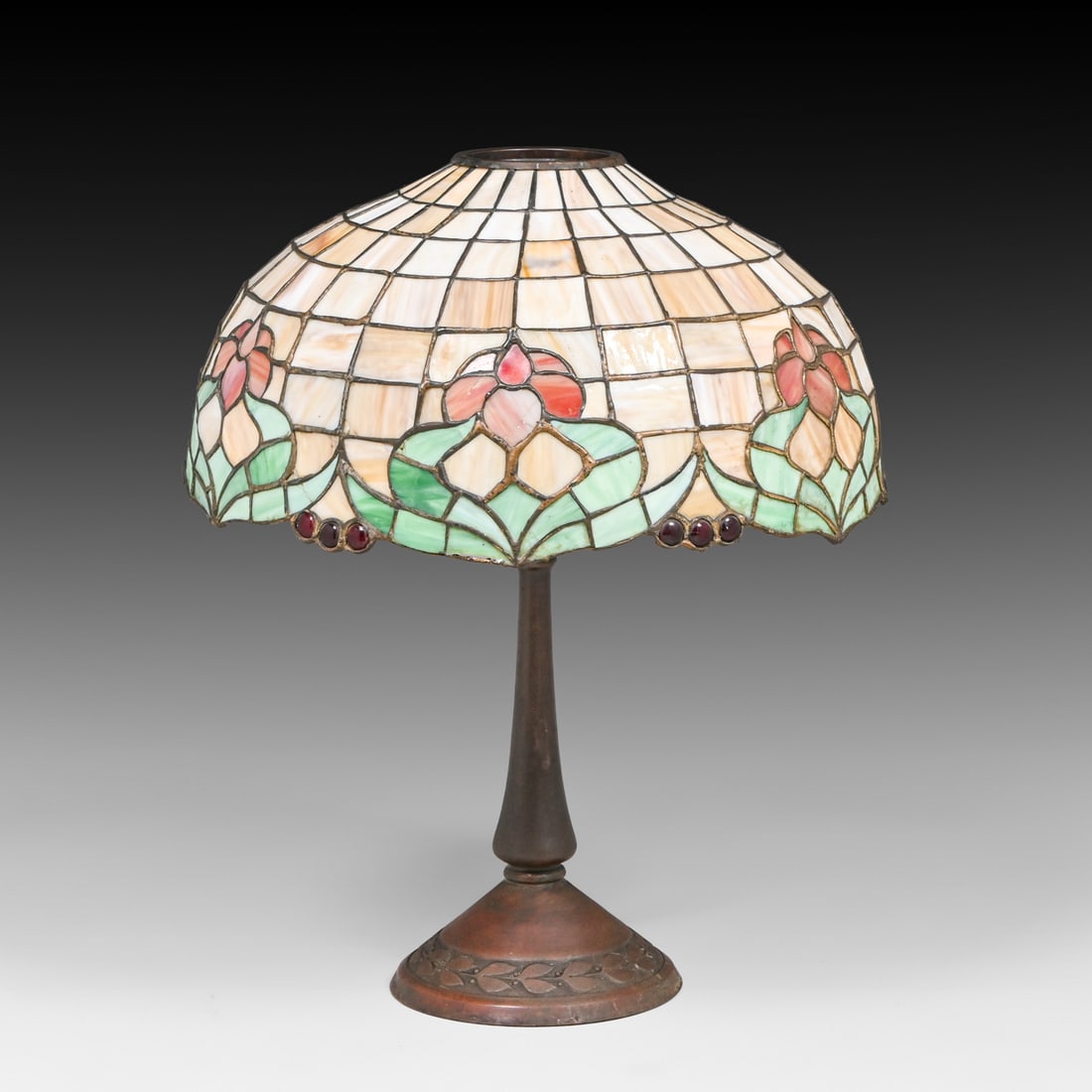 Handel Leaded Glass Lamp c1910 - 3