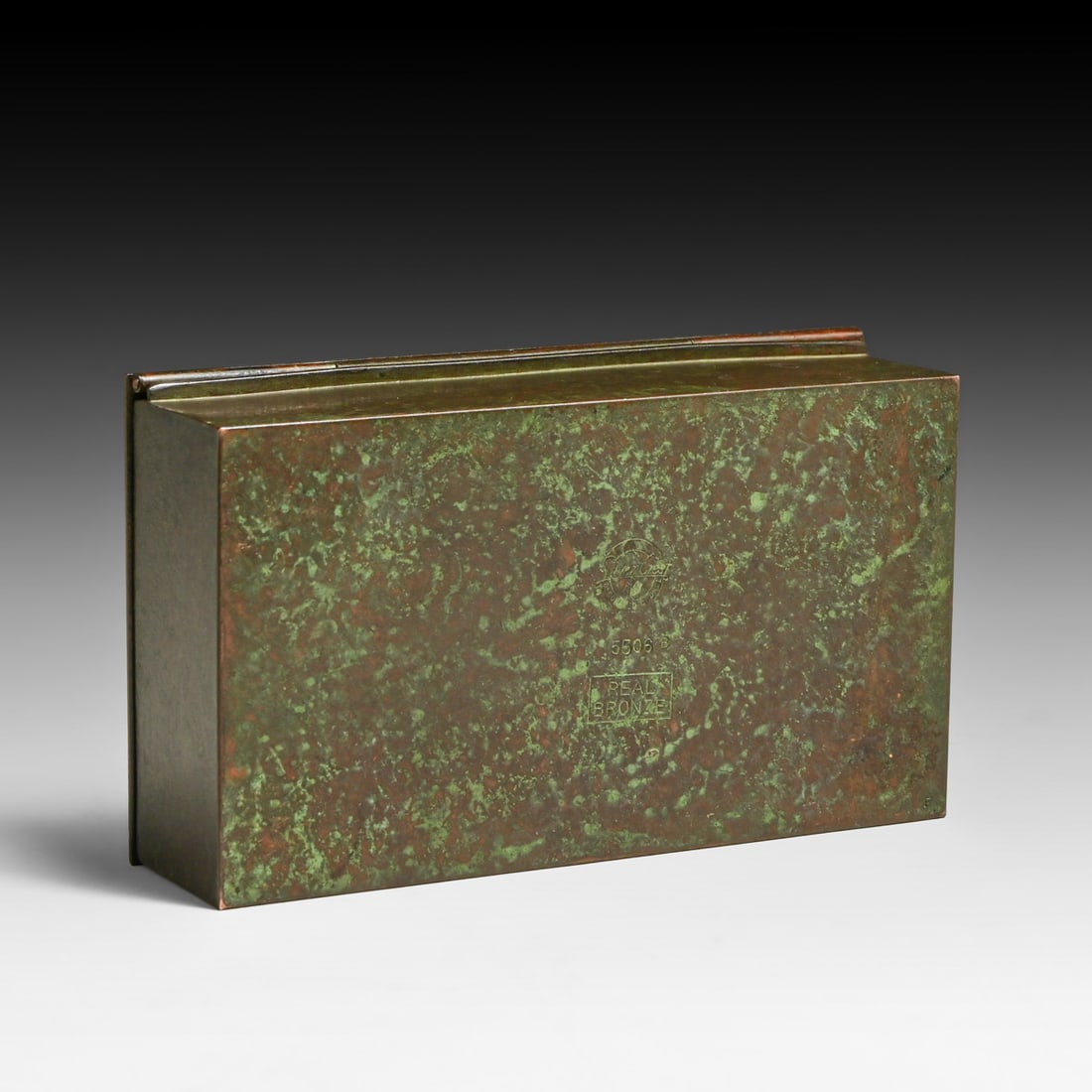 Silvercrest Sterling Silver on Bronze Eagle Box c1920s - 6