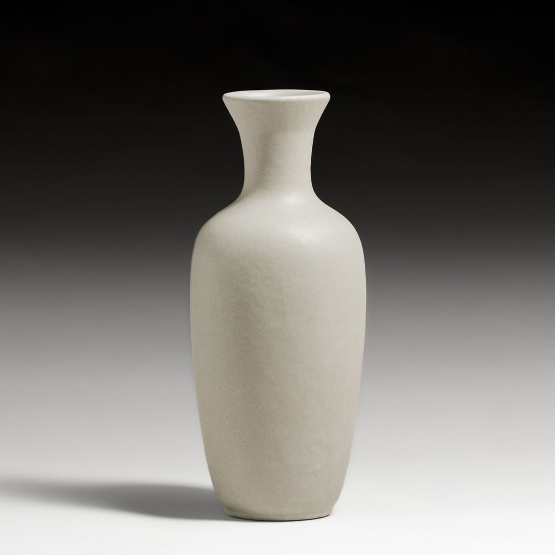 Teco Pottery #64B Matte Grey Vase c1910: Teco Pottery #64B Matte Grey Vase c1910. Signed. Invisible professional restoration to small rim rim, otherwise perfect condition. 11.5”h x 4.5”d FREE NATIONWIDE SHIPPING Free Nationwide